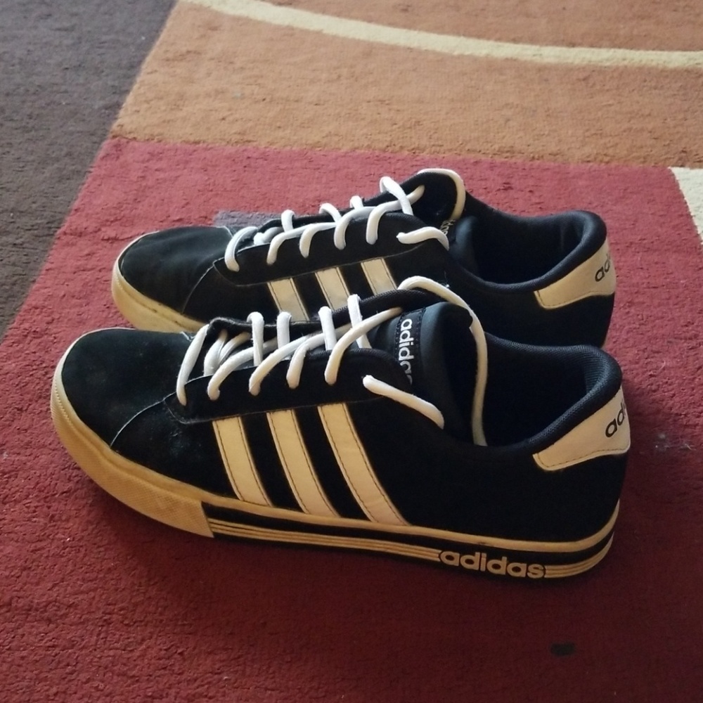 Black adidas shoes